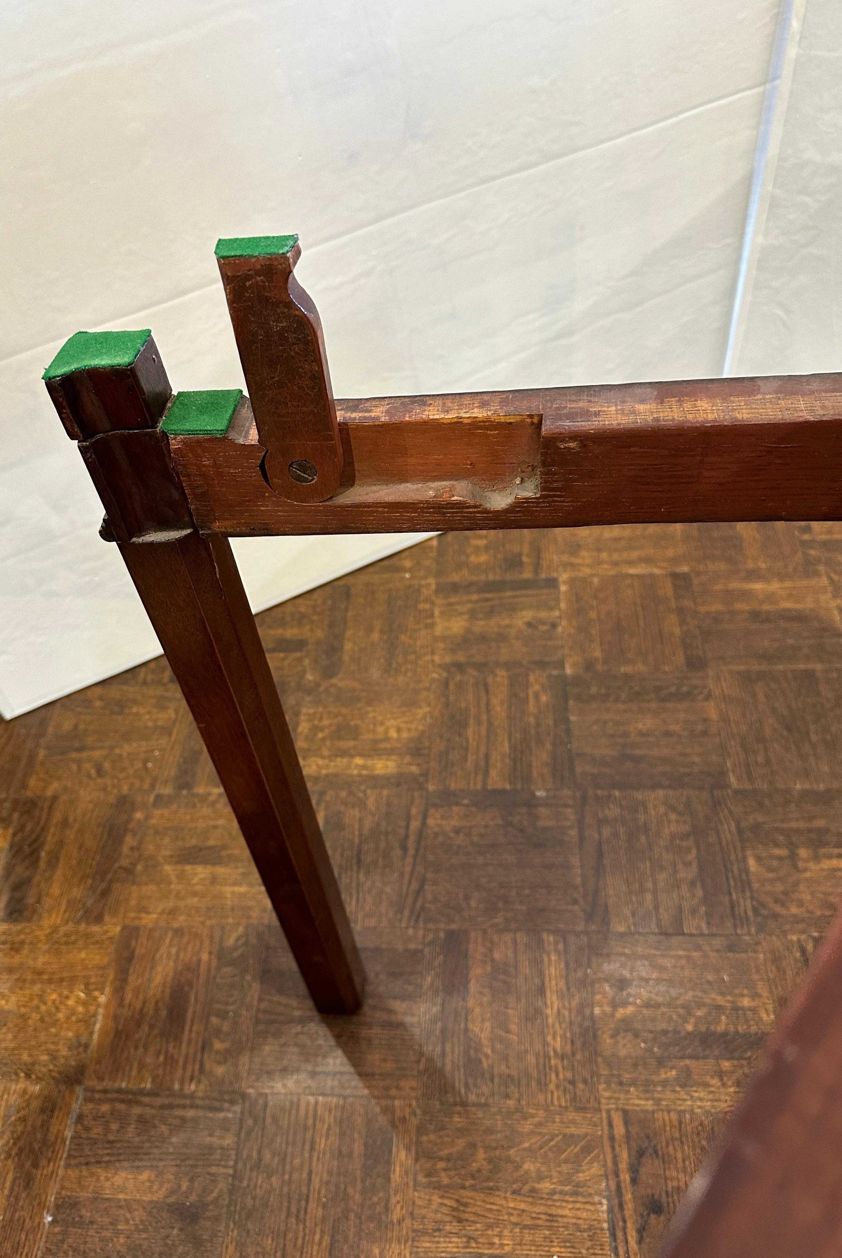 Antique Rosewood  Folding Game Table For Sale 2
