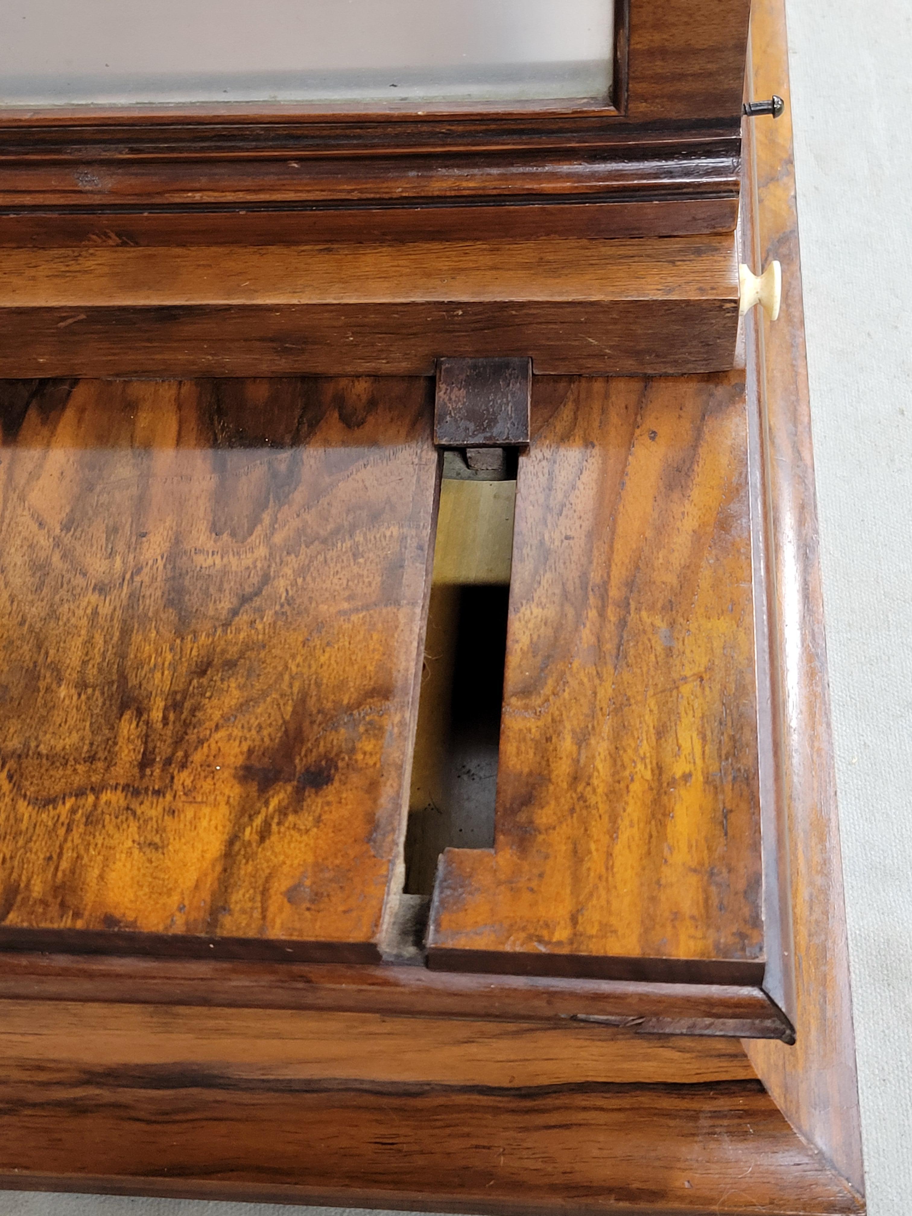 Antique Rosewood Folding Stereoscope Viewer - Philadelphia Gallery of Fine Arts For Sale 3