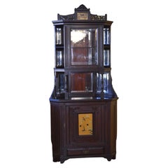 Used Rosewood Ornate Display Cabinet
