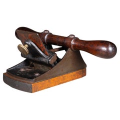Antiguo cepillo de madera de palisandro Stanley nº 12 1/2 c.1904-1943