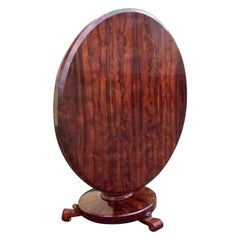 Antique Rosewood Tilt Top Circular Centre Table / Dining Table /Hall Table