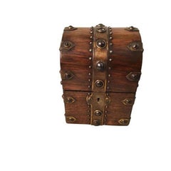Antique Rosewood Treasure Chest