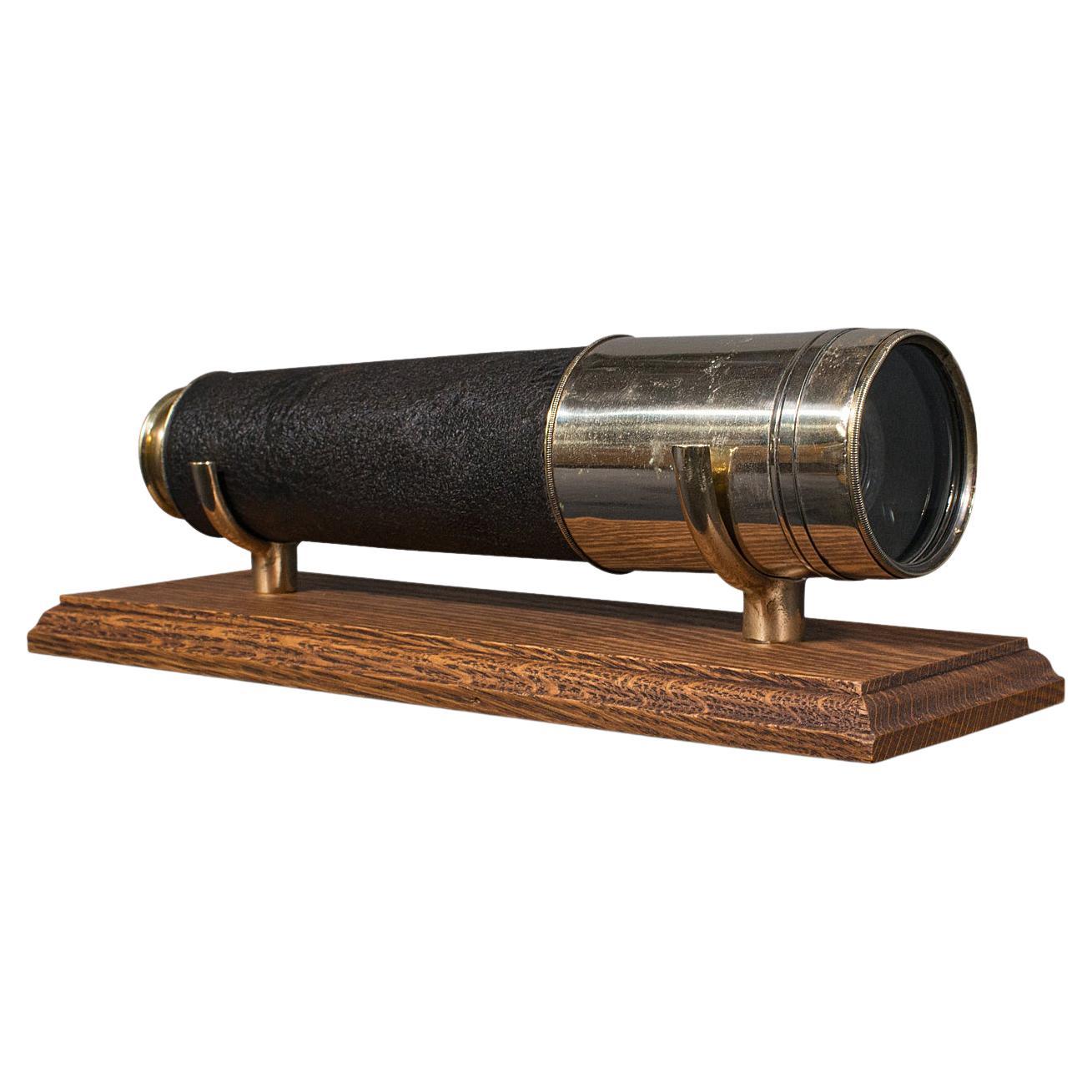Antique Ross Telescope, English, 3 Draw, Terrestrial Refractor, Early 20th, 1920 For Sale