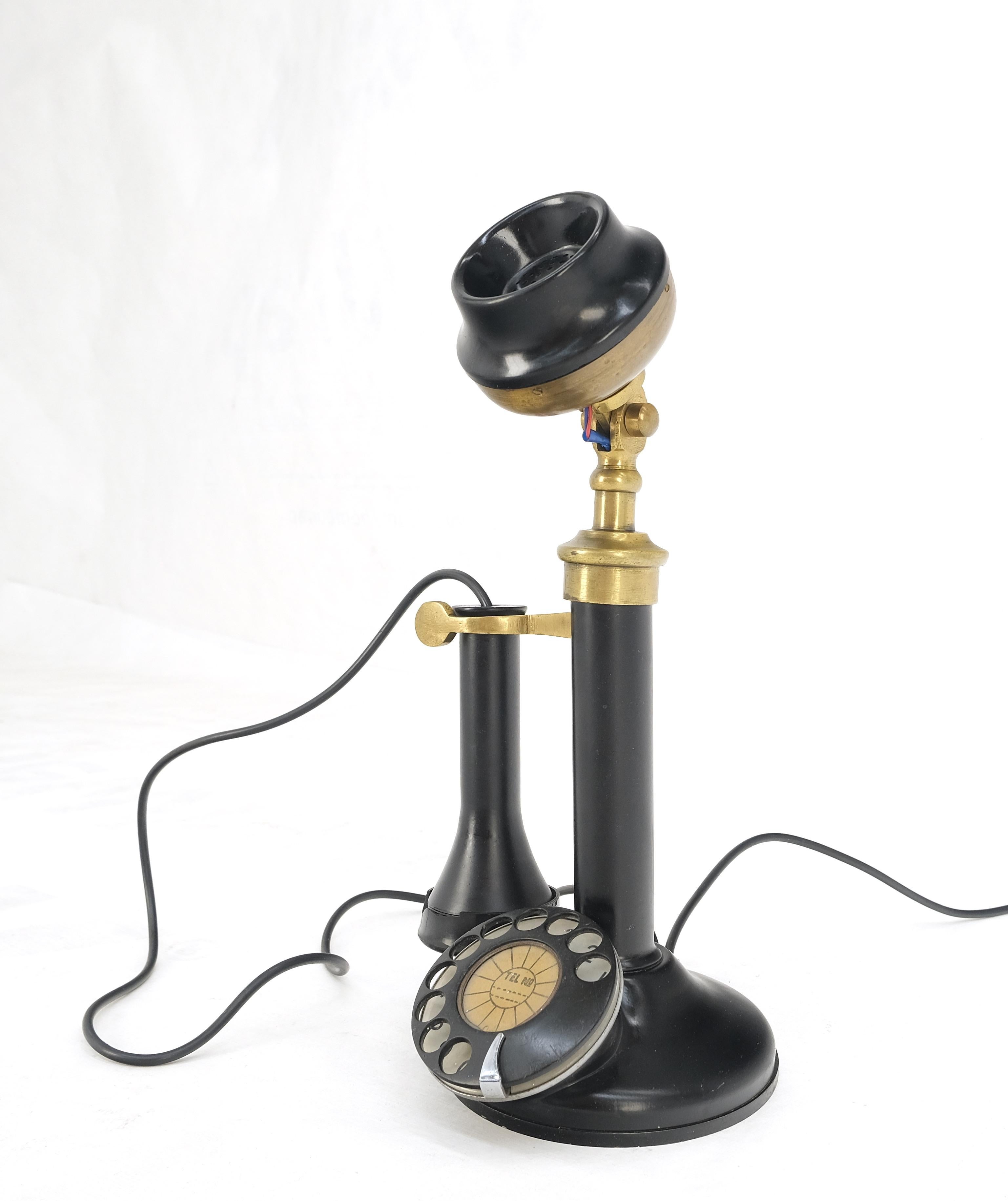 American Antique Rotary Telephone c1920s Good Condition  For Sale