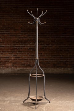 Antique Rotating Cast Iron Barbershop Umbrella Stand