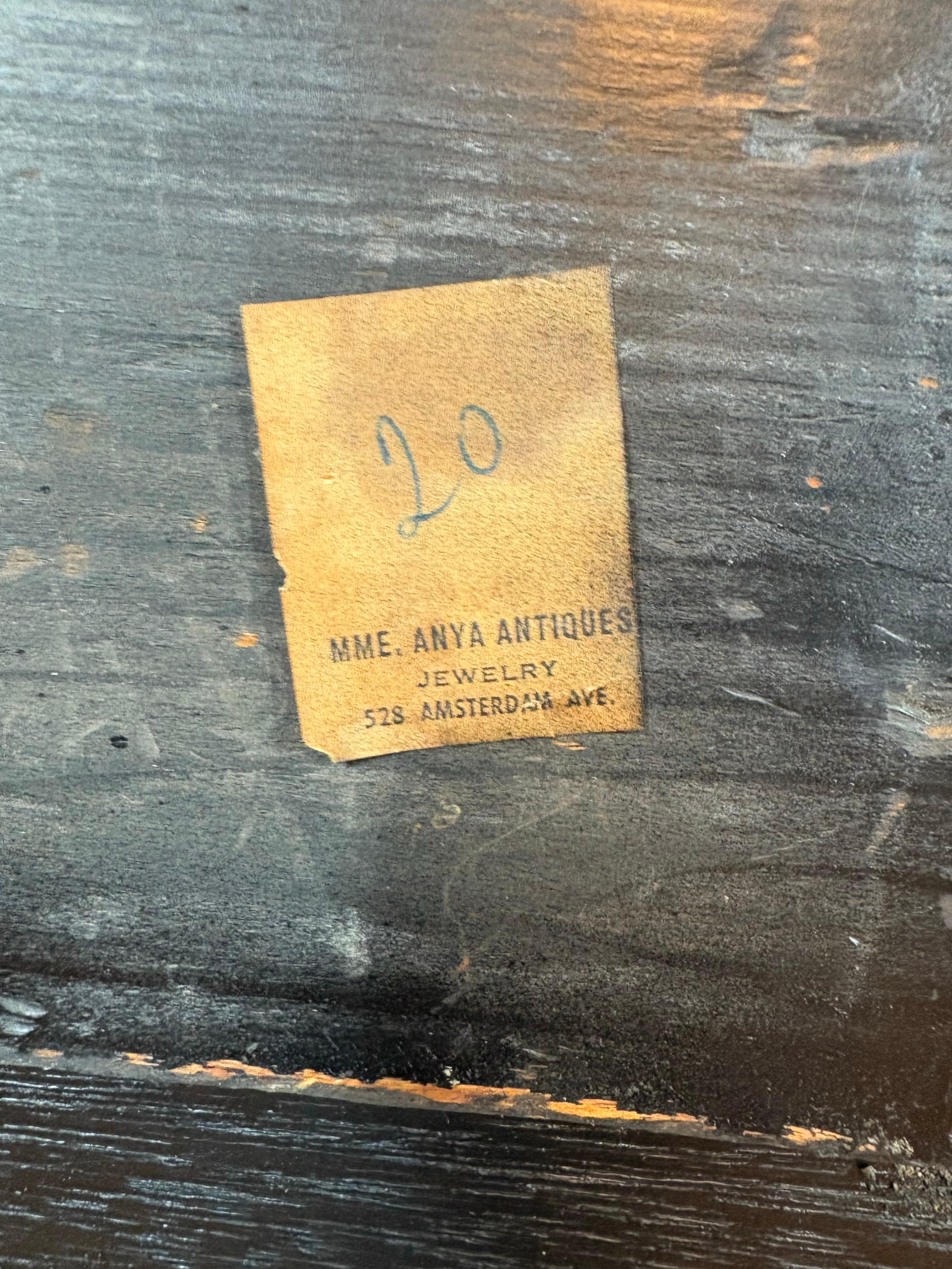 Antique rouge marble and ebonized mirror For Sale 8