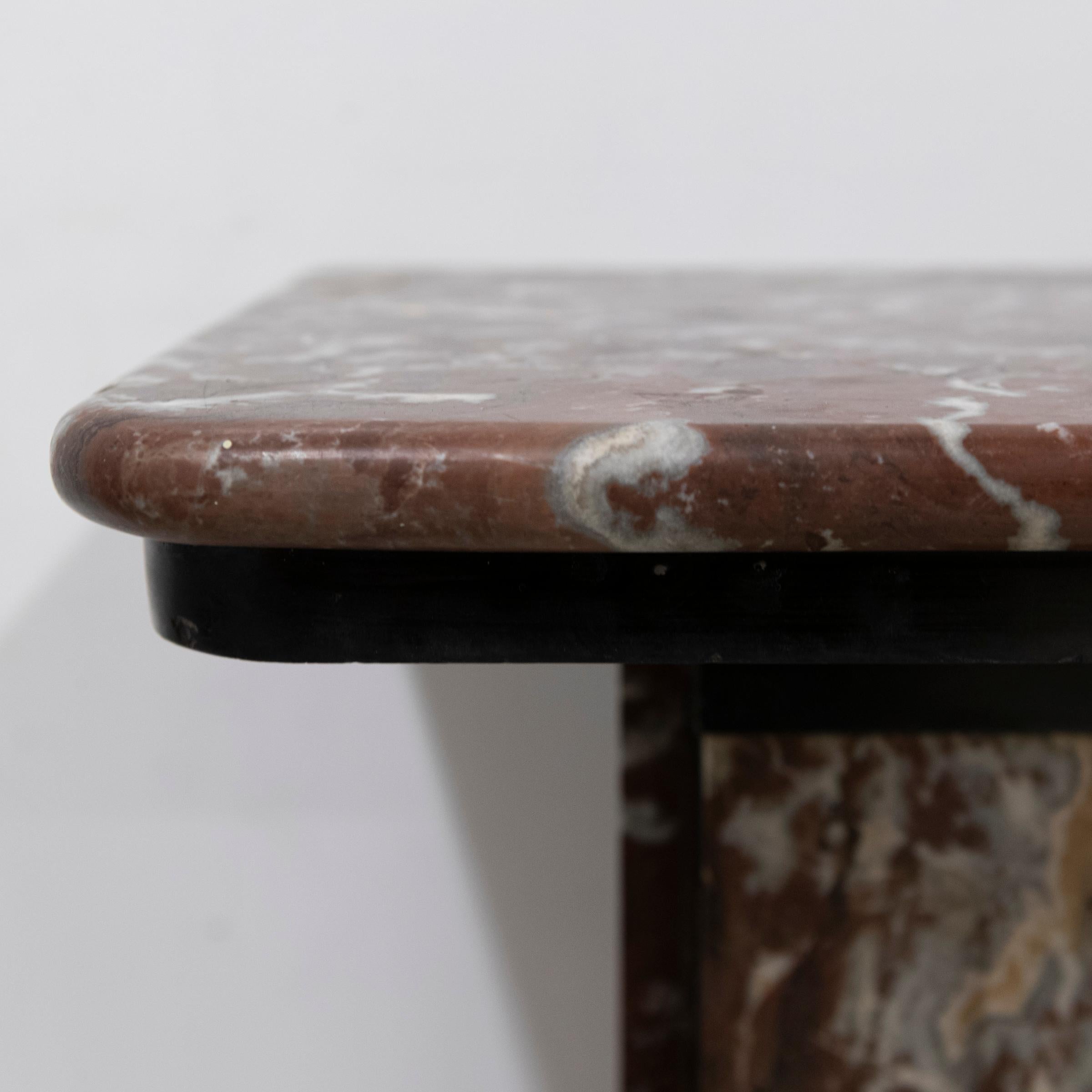 Antique Rouge Royal Marble Fireplace Surround For Sale 10