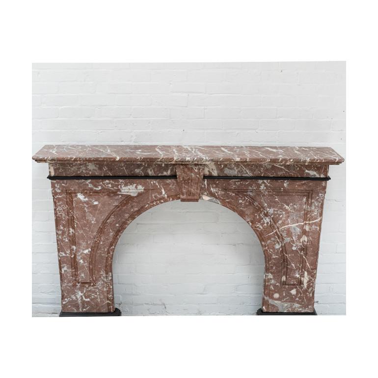 Antique Rouge Royal Marble Fireplace Surround 2