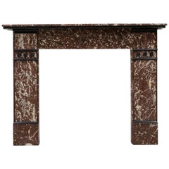 Antique Rouge Royal Marble Fireplace Surround