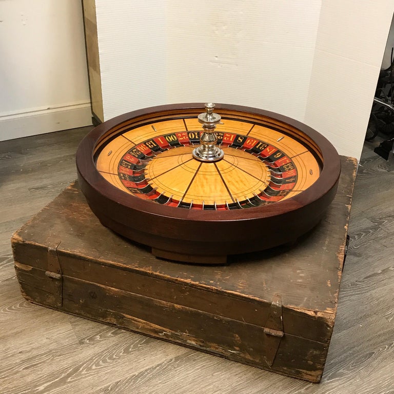 Antique Roulette Wheel, by William Ellis, Providence RI, Restored For