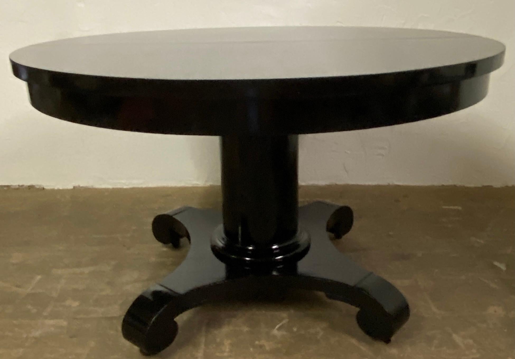 antique round dining table