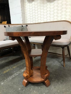Antique Round Entryway Table