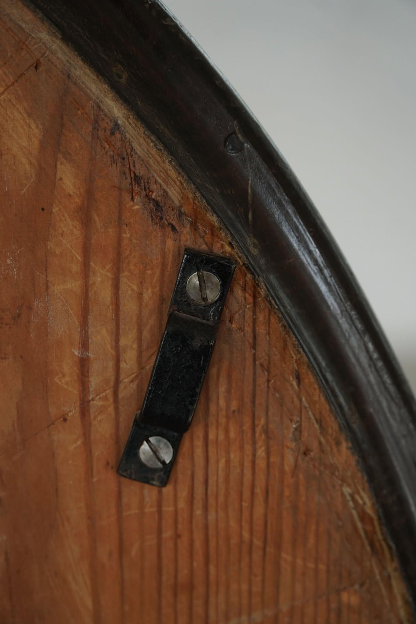 Antico tavolo rotondo Foldes in legno di radica, prodotto in Svezia, inizio XIX secolo in vendita 9
