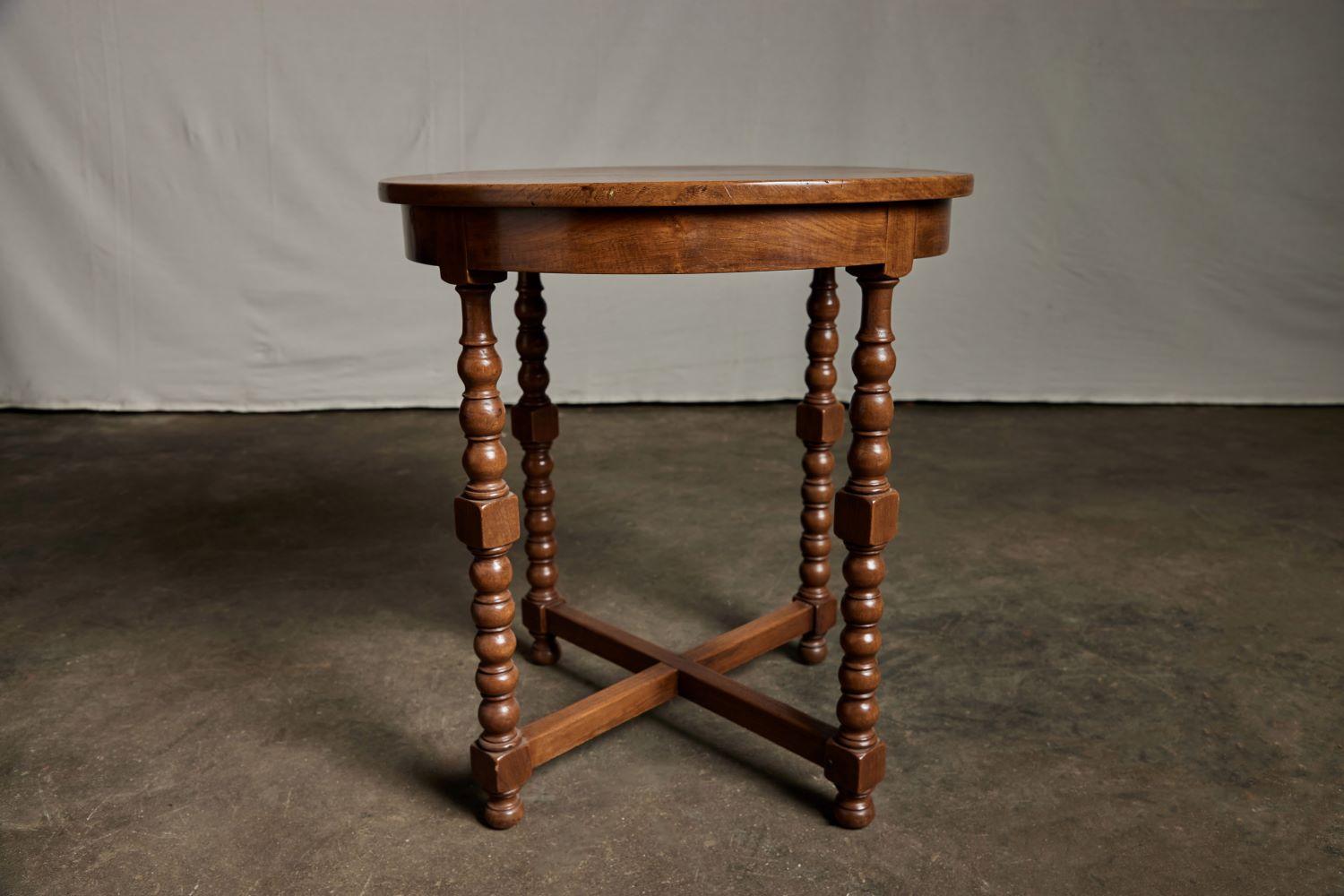 Indonesian Antique Round Occasional Table