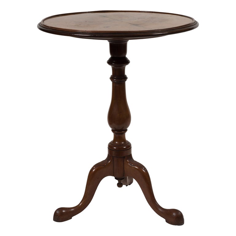Antique Round Wooden Table, 19th Century For Sale at 1stDibs