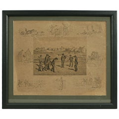 Antique, Royal and Ancient Golf Club, St. Andrews Golf Print