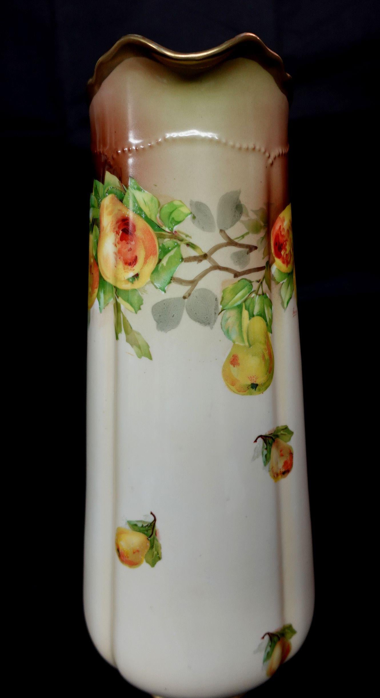 19th Century Antique Royal Austria Porcelain Large Tankard, #Ric00025 For Sale