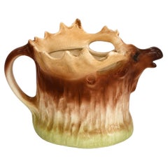 Antique Royal Bayreuth Bavaria Elk Stag Porcelain Creamer