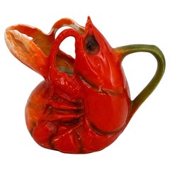 Antique Royal Bayreuth Bavaria Lobster Porcelain Creamer
