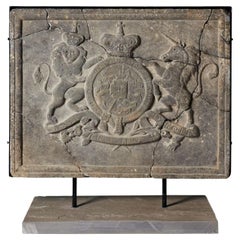 Antique Royal Coat of Arms Crest C. 1775