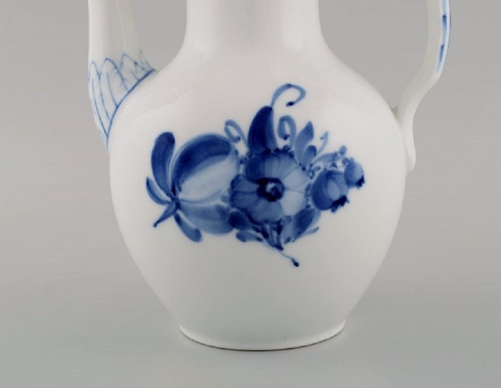 Danish Antique Royal Copenhagen Blue Flower Braided Coffee Pot