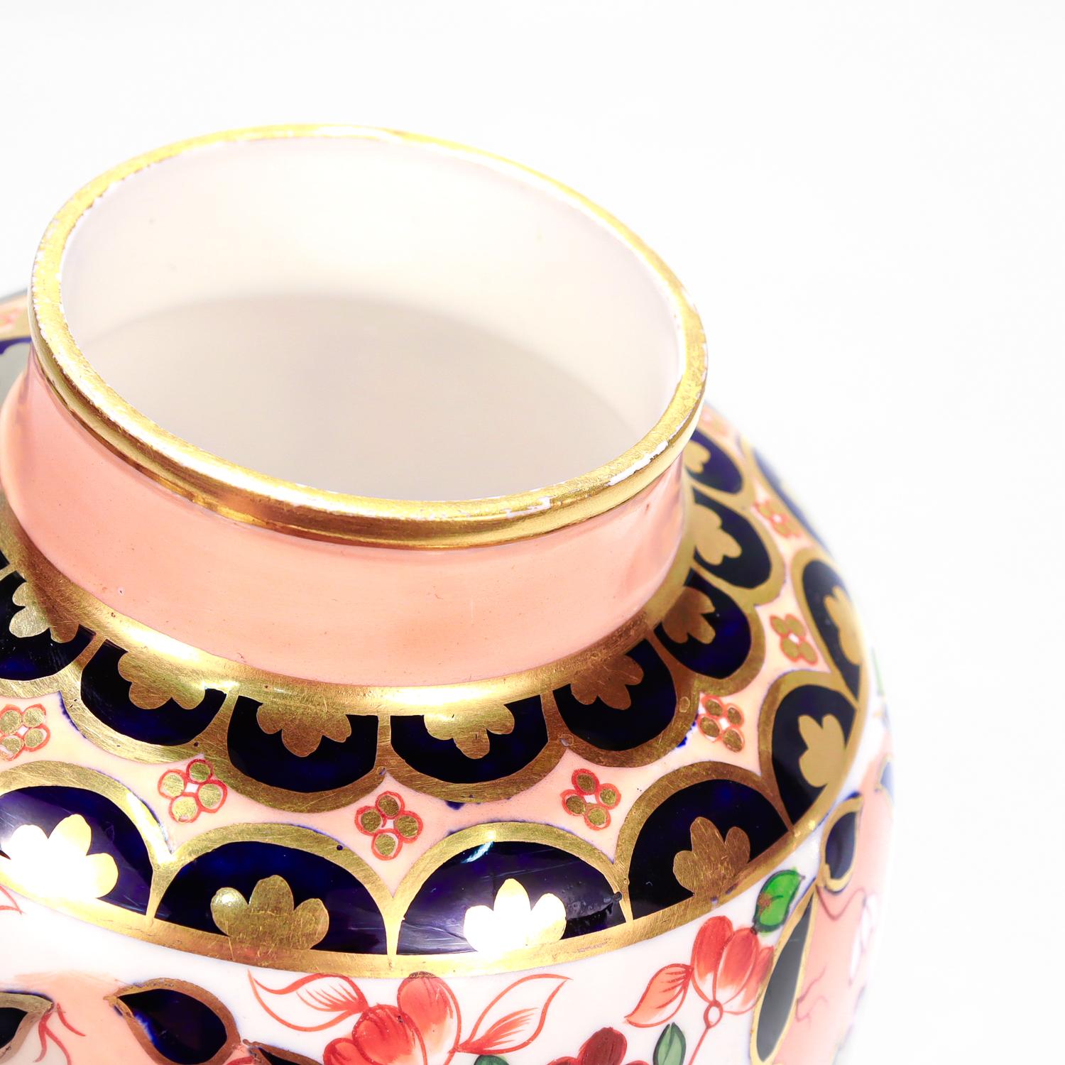Antico vaso Imari di Crown Derby Modello n. 1366 in vendita 6