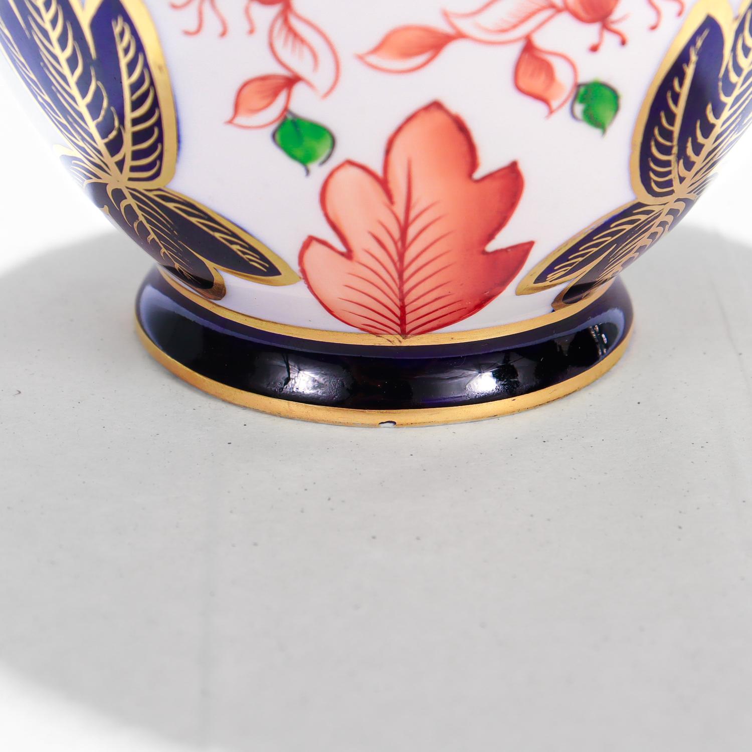 Antico vaso Imari di Crown Derby Modello n. 1366 in vendita 8