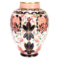 Antique Royal Crown Derby Imari Vase Pattern no. 1366