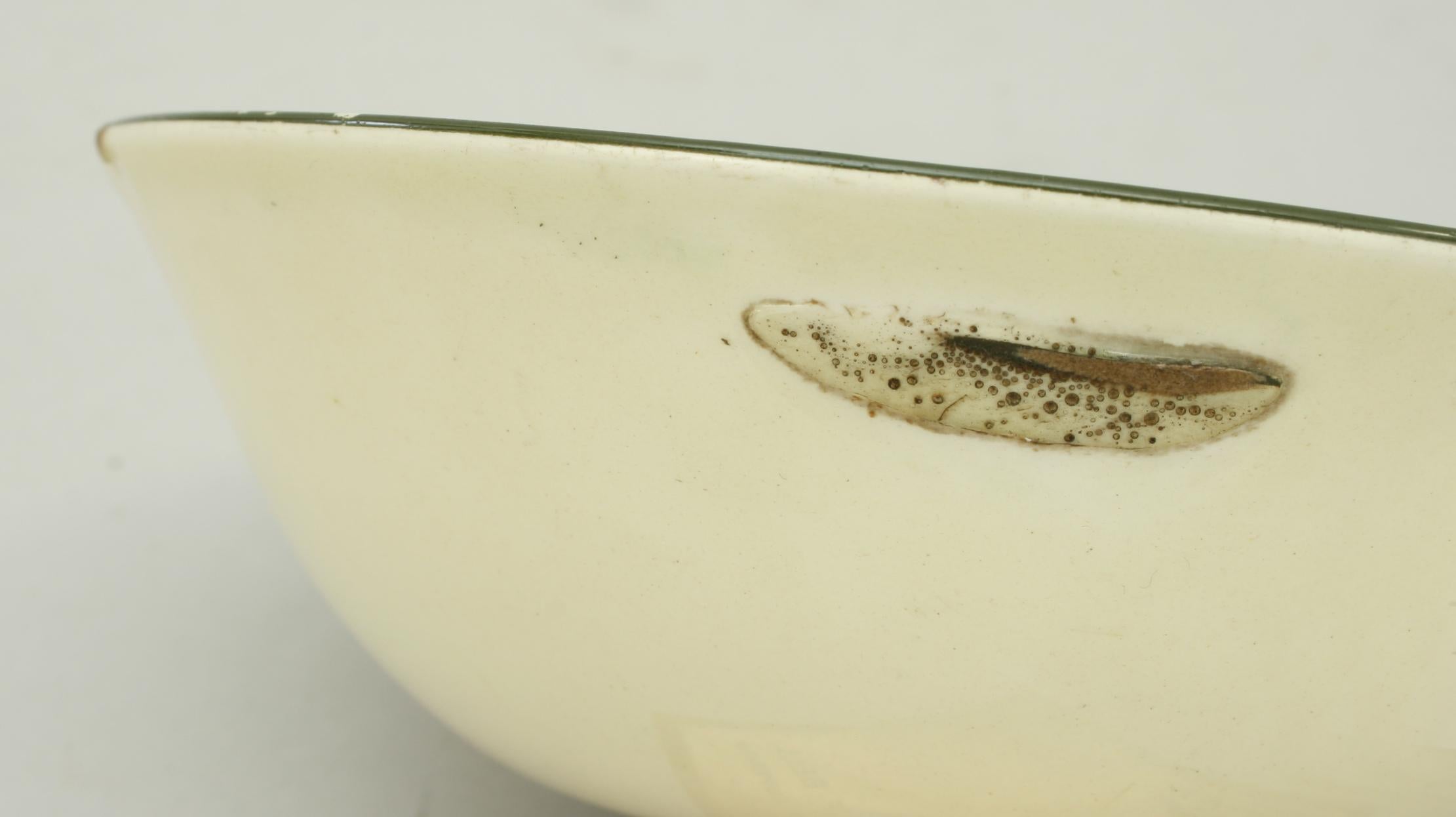 Antike Royal Doulton-Schale, der Gallant-Fischer aus Keramik im Zustand „Gut“ im Angebot in Oxfordshire, GB