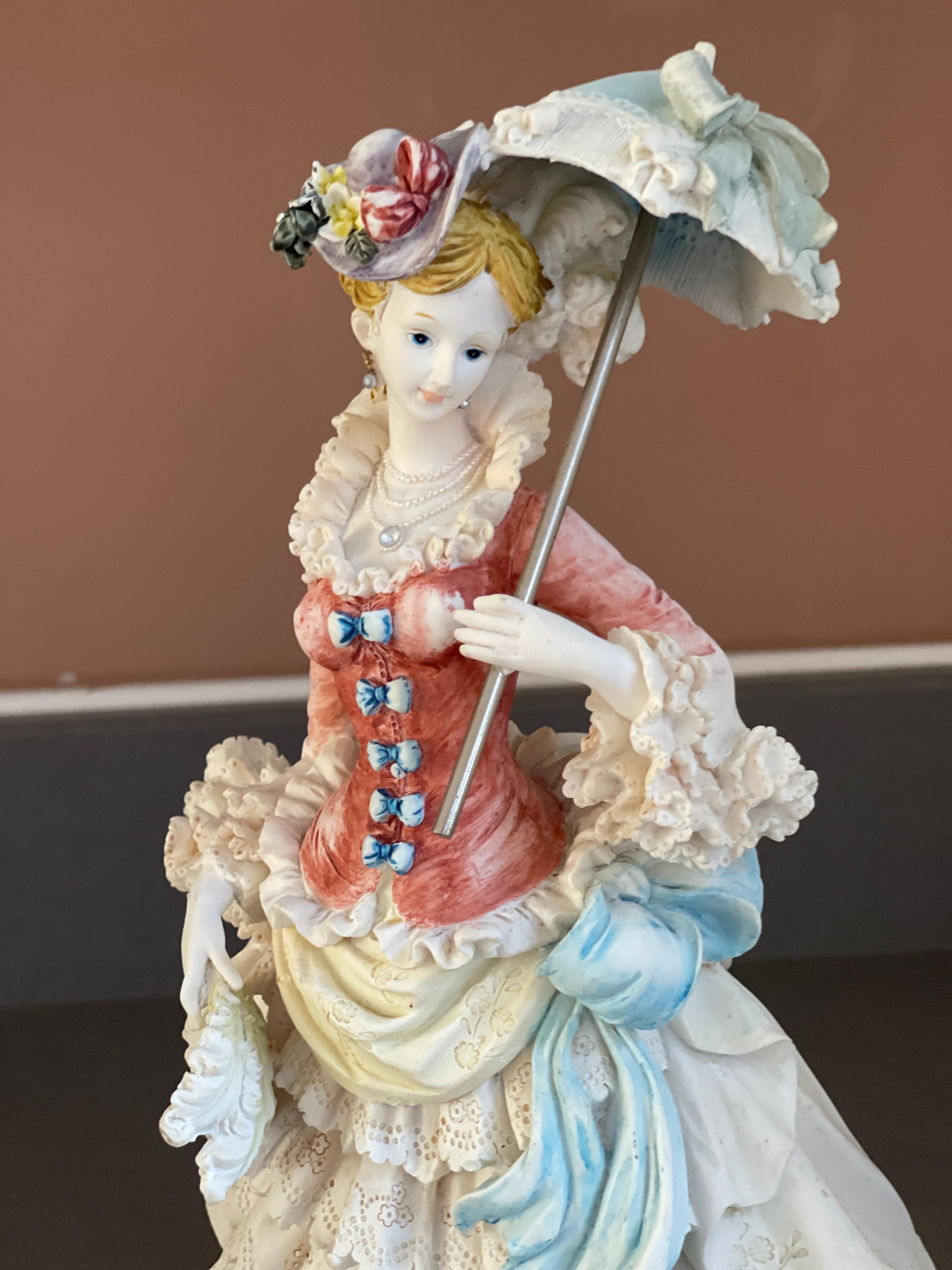 Antique Royal Doulton Figurine Sculpture, Beautiful Woman Office  or Home Décor For Sale 6