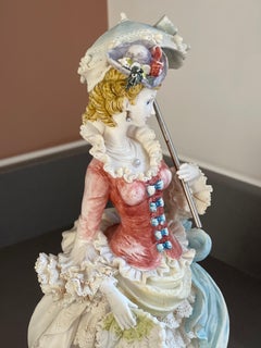 Antique Royal Doulton Figurine Sculpture, Beautiful Woman Office  or Home Décor