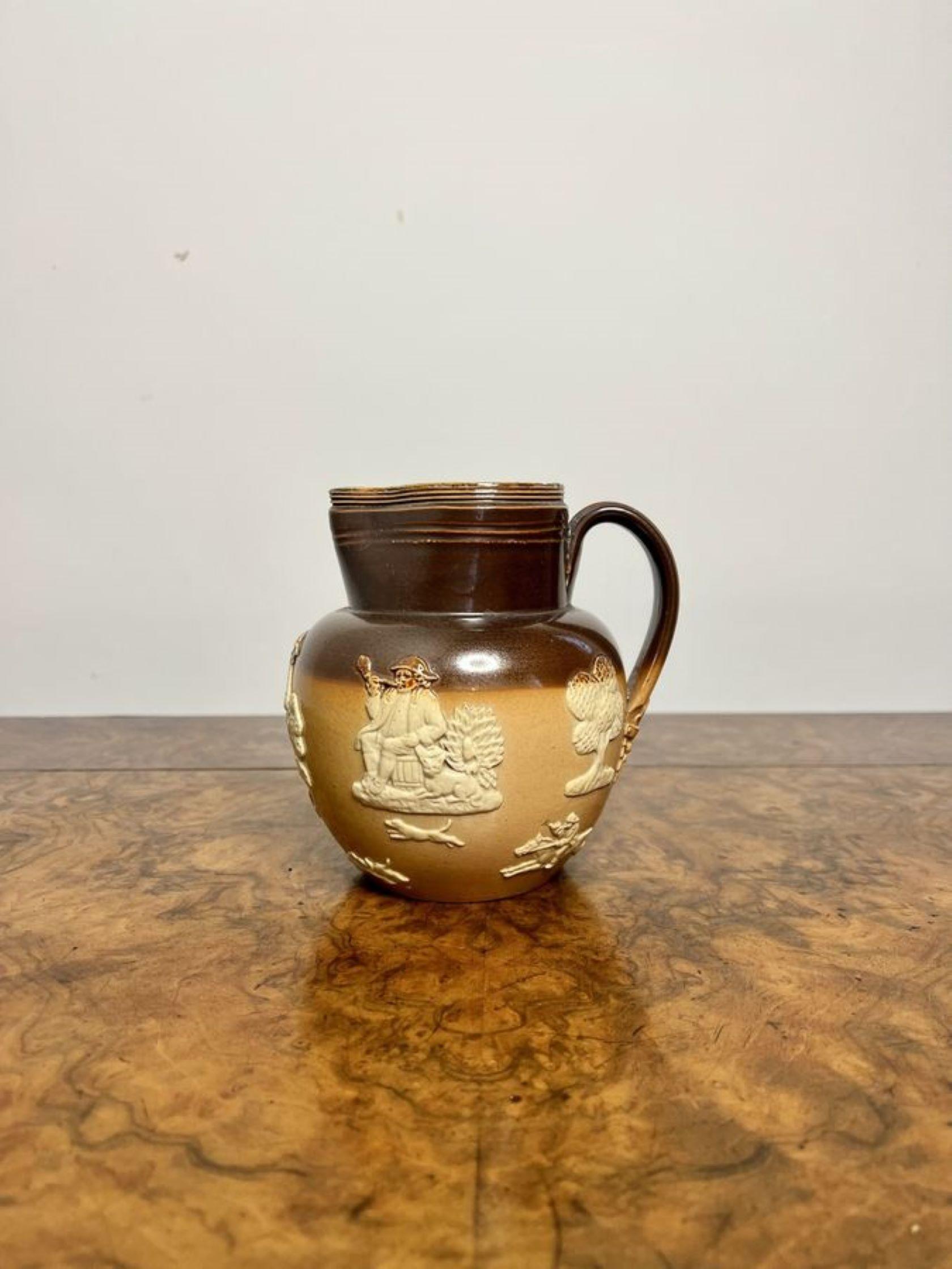 20th Century Antique Royal Doulton harvest jug  For Sale