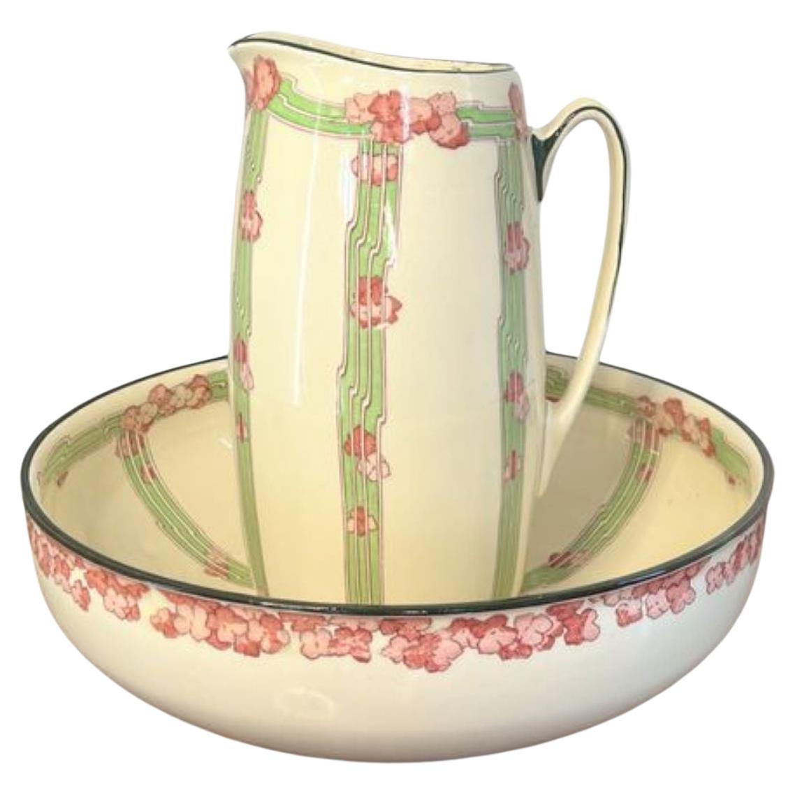 Antique Royal Doulton jug and bowl set  For Sale