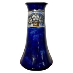 Antique Royal Doulton shaped vase 