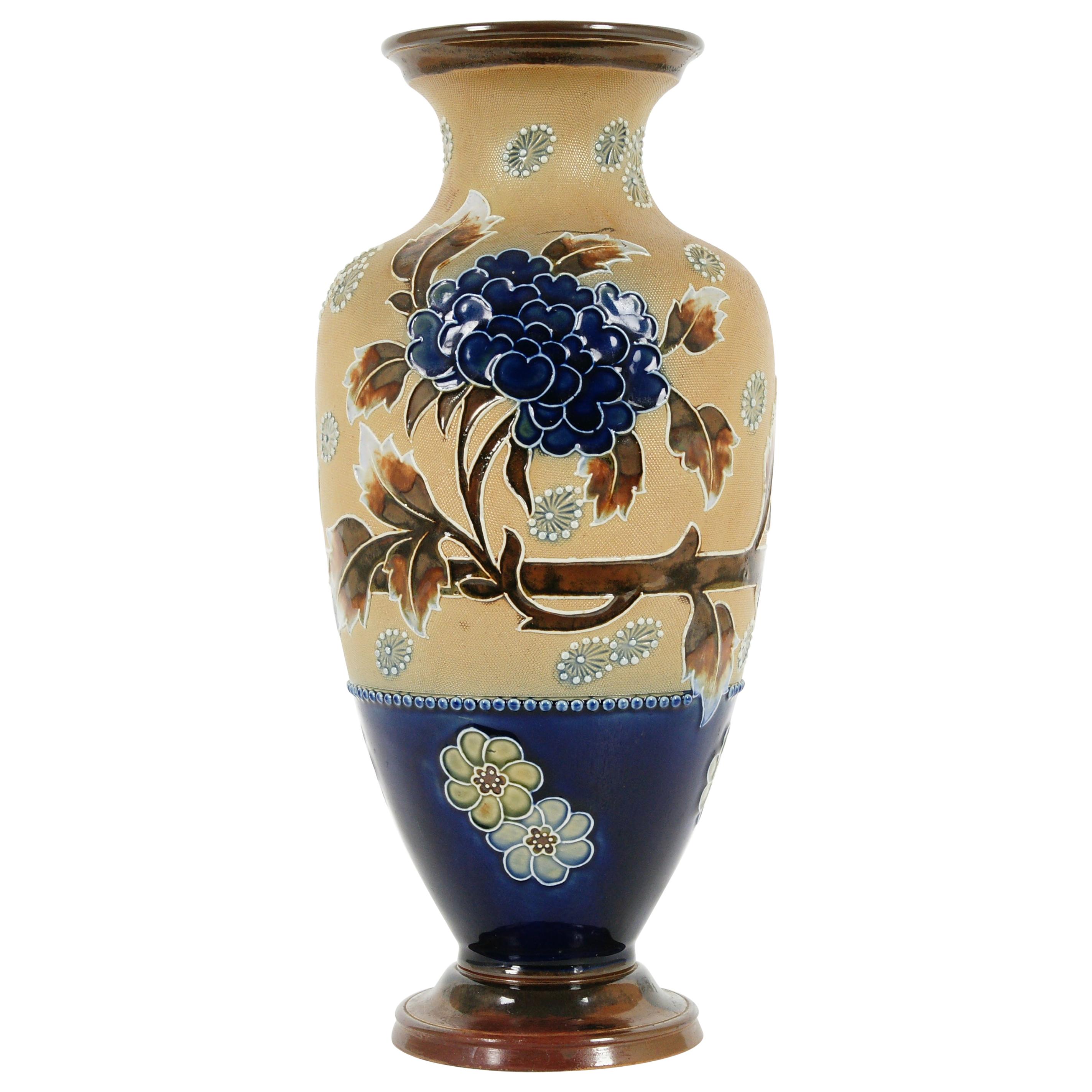 Antique Royal Doulton, Slater Stoneware Vase, B1982