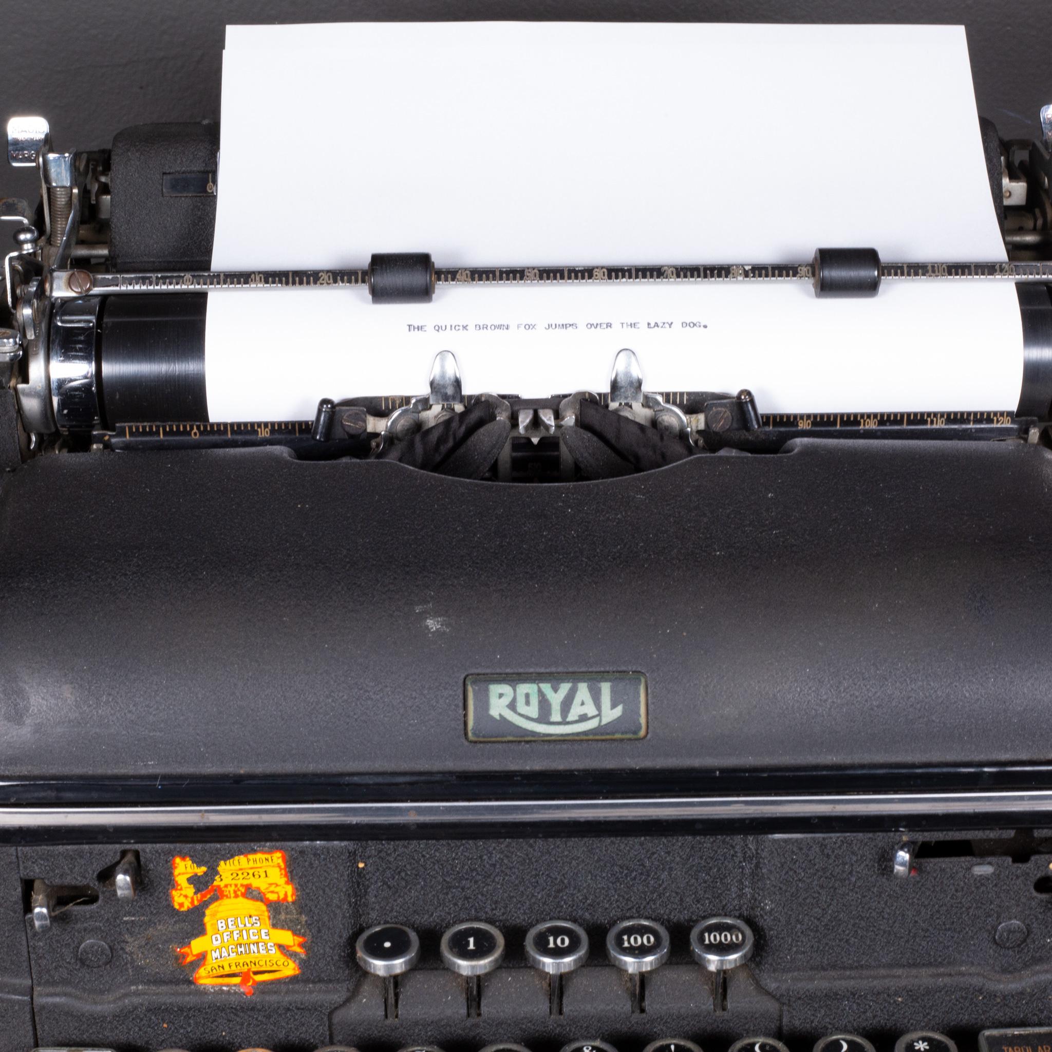 royal magic margin typewriter