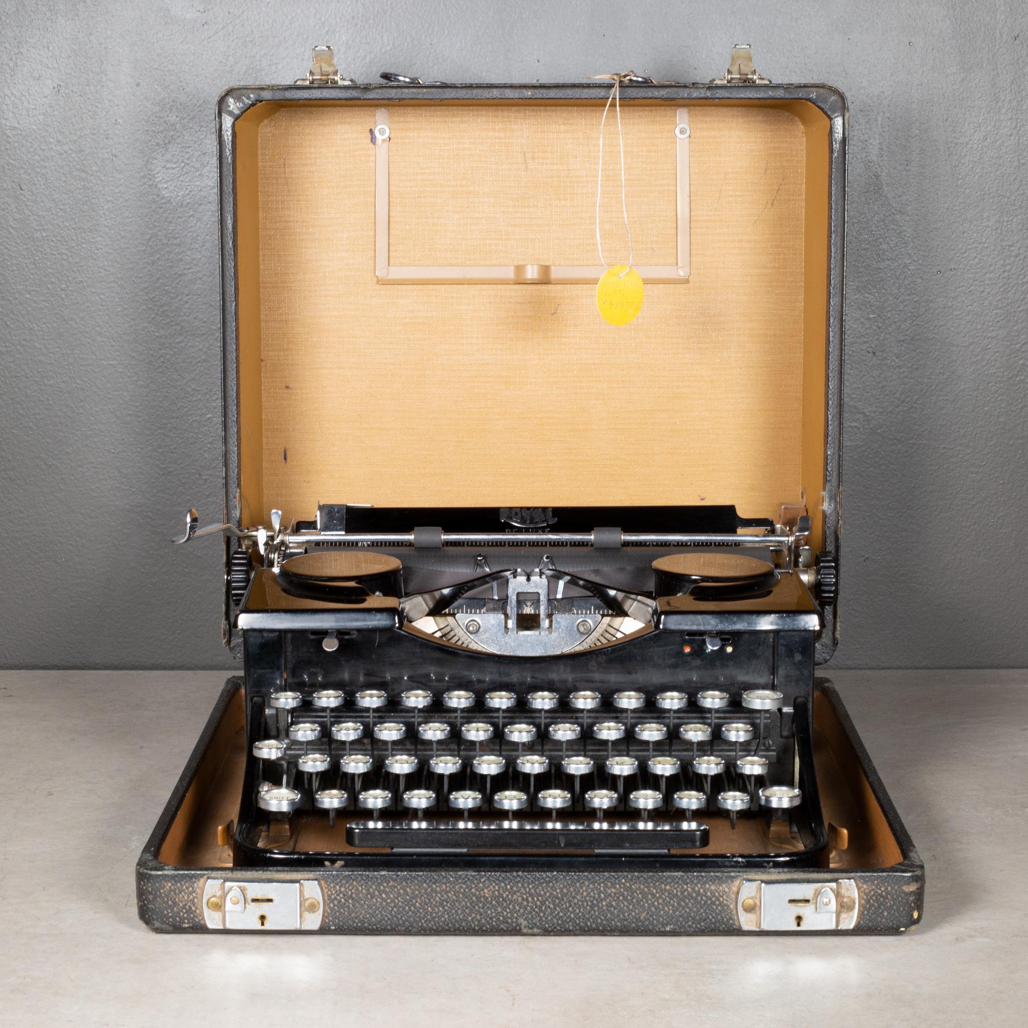 antique royal typewriter