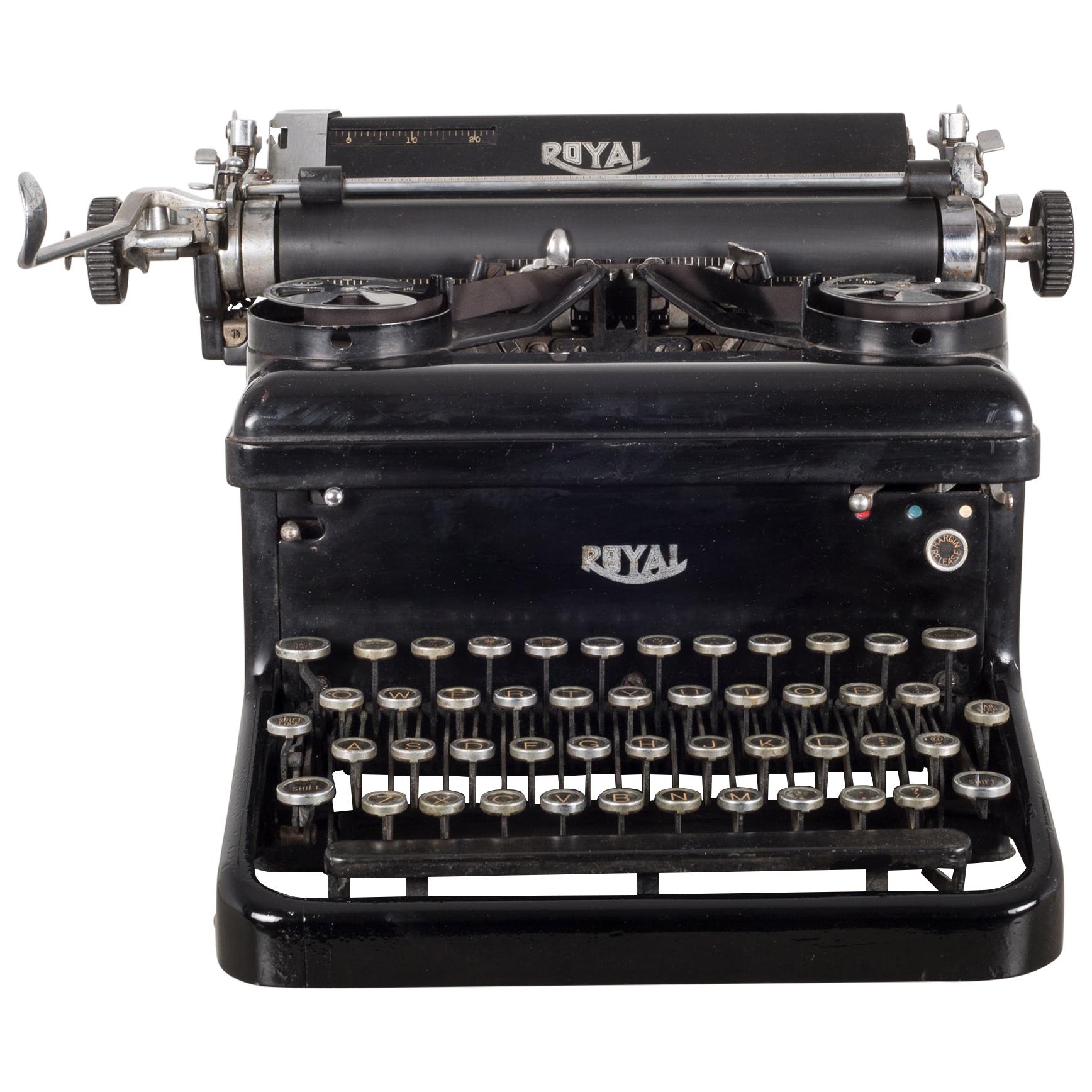 Antique Royal Touch Control Typewriter, circa 1930s