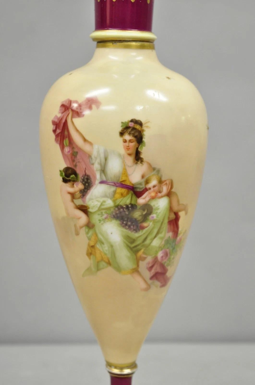 Victorian Antique Royal Vienna Austrian Porcelain 21