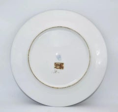 Antique Royal Vienna 'Mother & Child Embrace' Plate Painted by S. Stanley