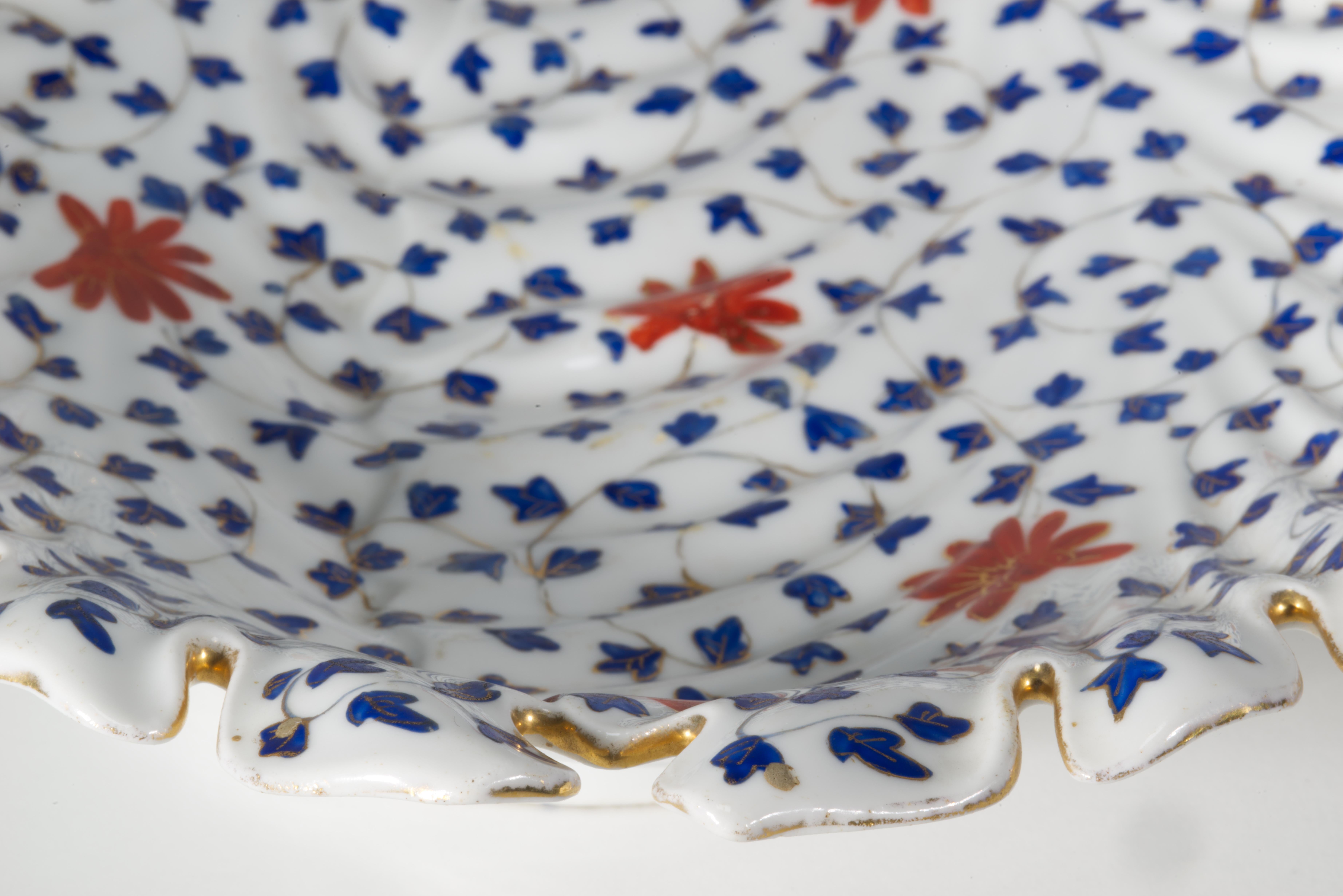 Antique Royal Vienna Porcelain Serving Platter, Victorian Hand Painted For Sale 5