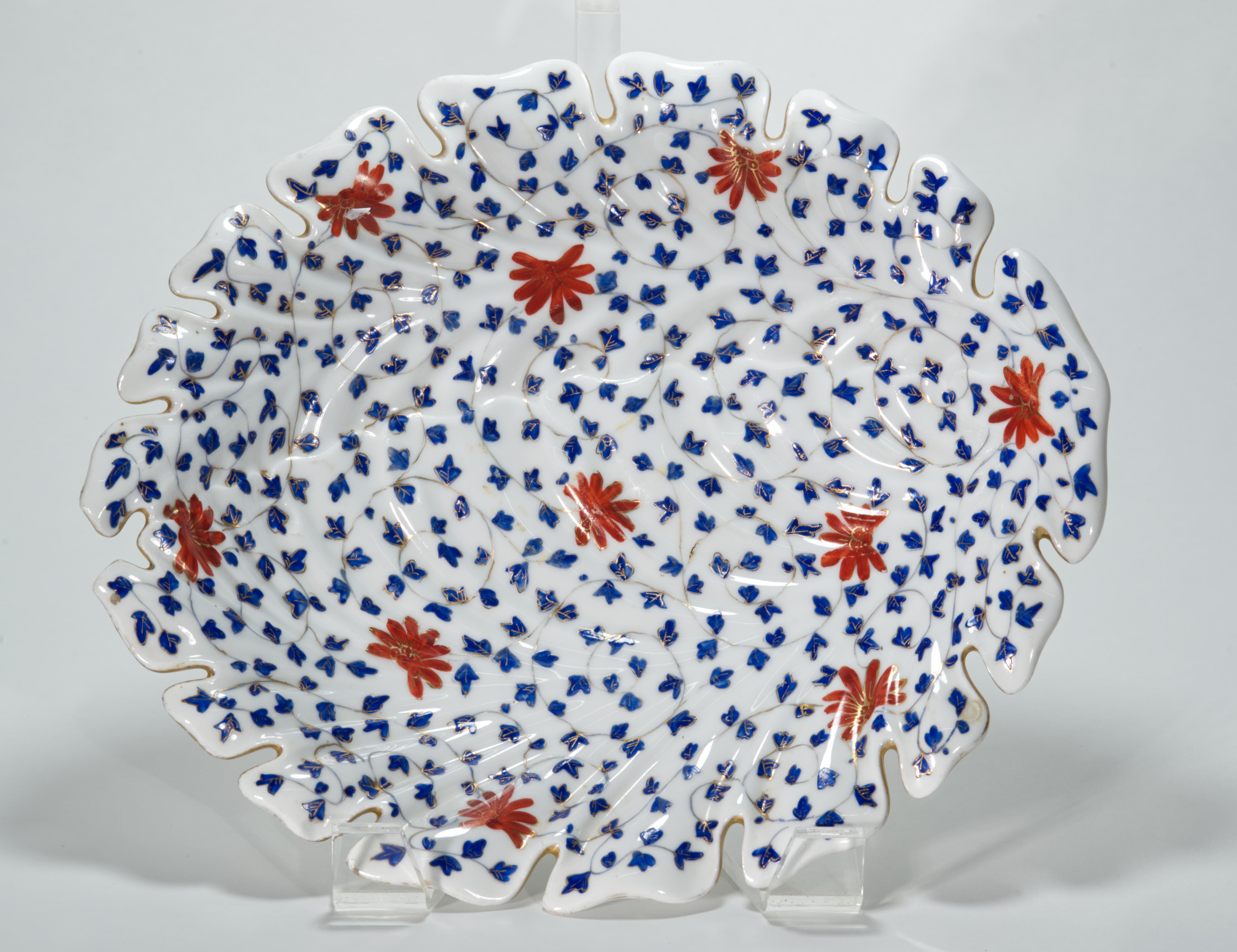 Antique Royal Vienna Porcelain Serving Platter, Victorian Hand Painted For Sale 7