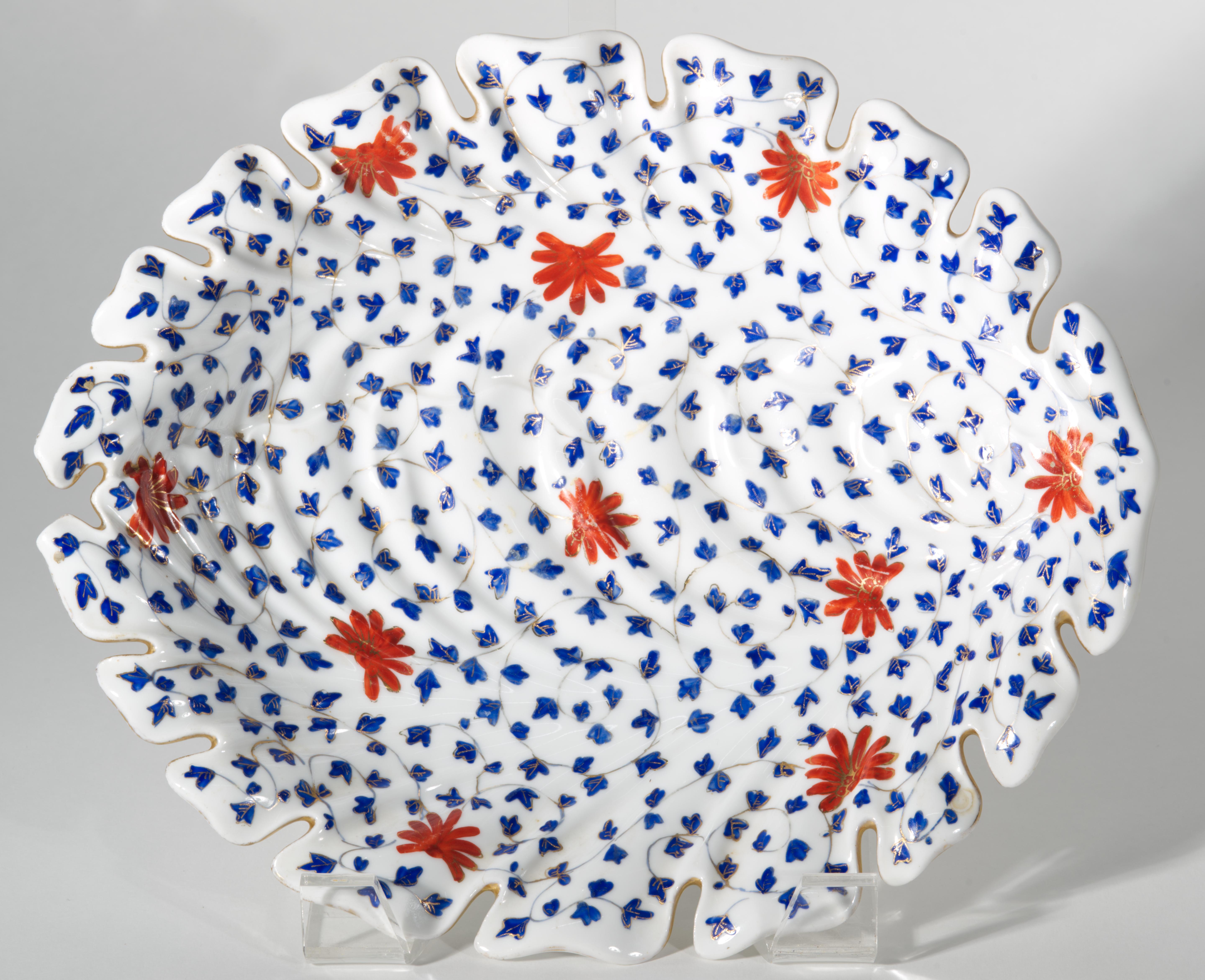 Antique Royal Vienna Porcelain Serving Platter, Victorian Hand Painted For Sale 8