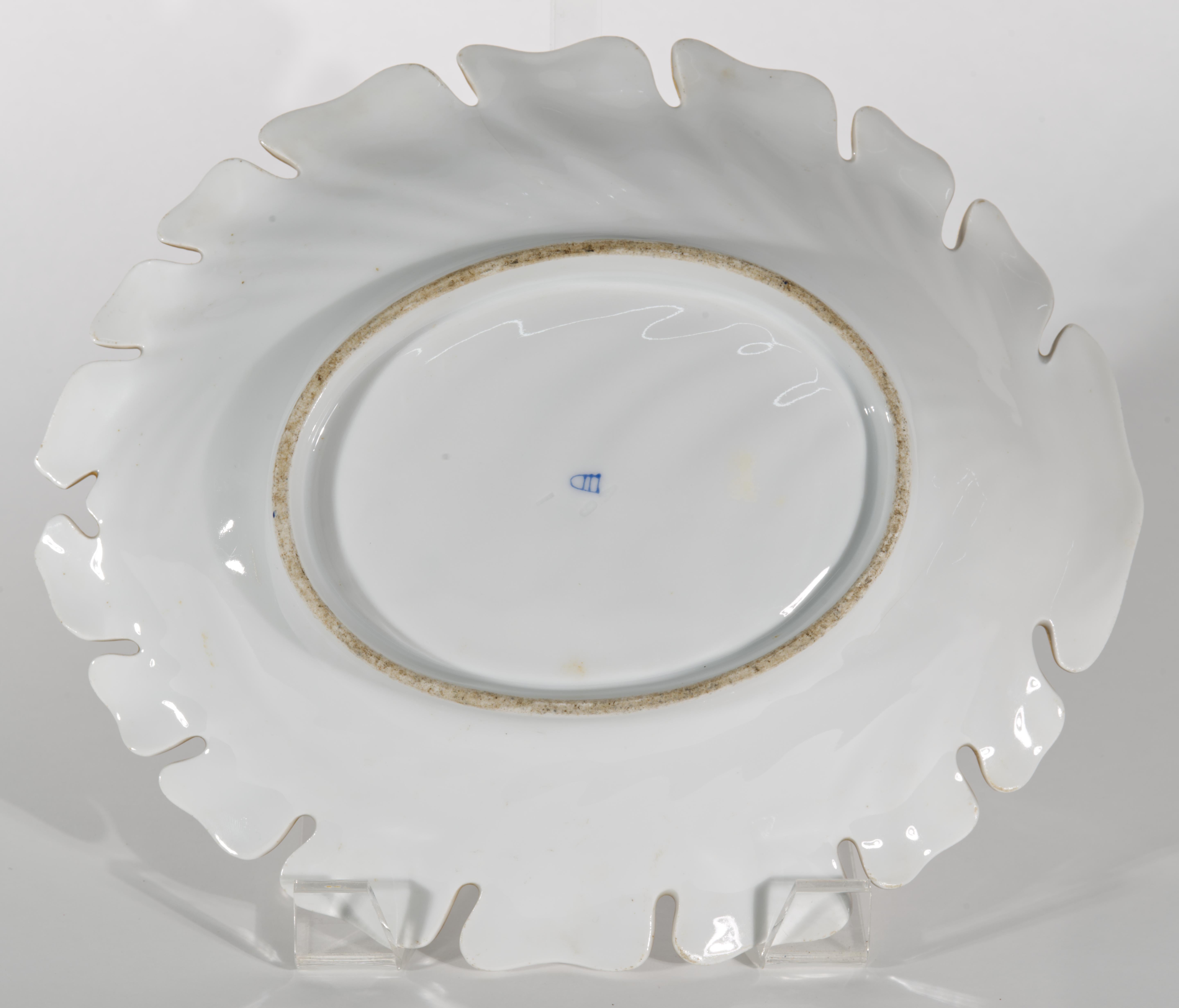 Antique Royal Vienna Porcelain Serving Platter, Victorian Hand Painted For Sale 1