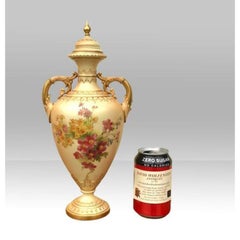 Antique Royal Worcester Blush Ivory Vase