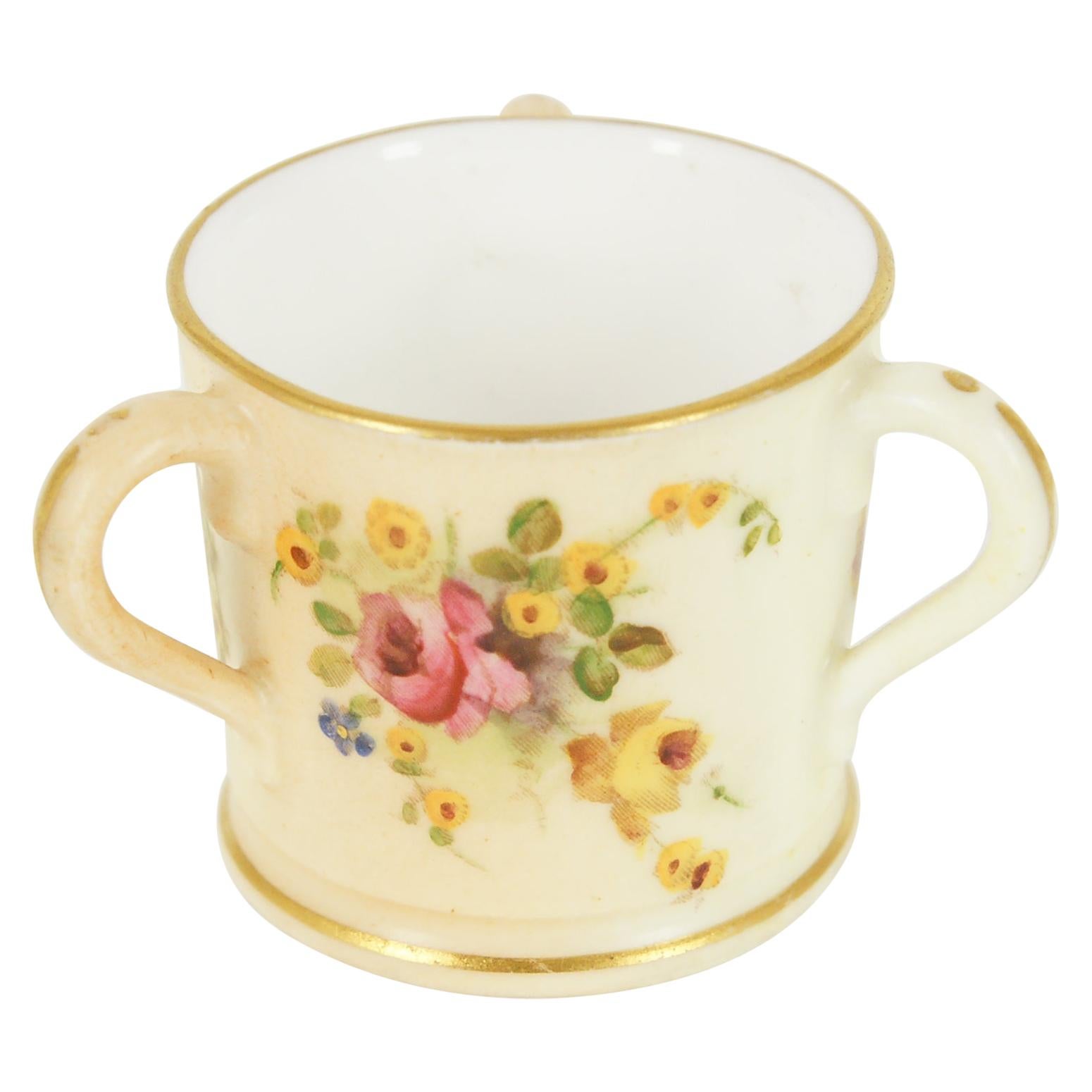 Antique Royal Worcester, Miniature Loving Cup, W3171, B1962