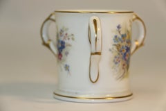 Early 20th century Royal Worcester Porcelain Miniature Loving Cup, English, 1922