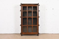 Antique Roycroft Mission Oak Arts & Crafts Bookcase, Circa 1900