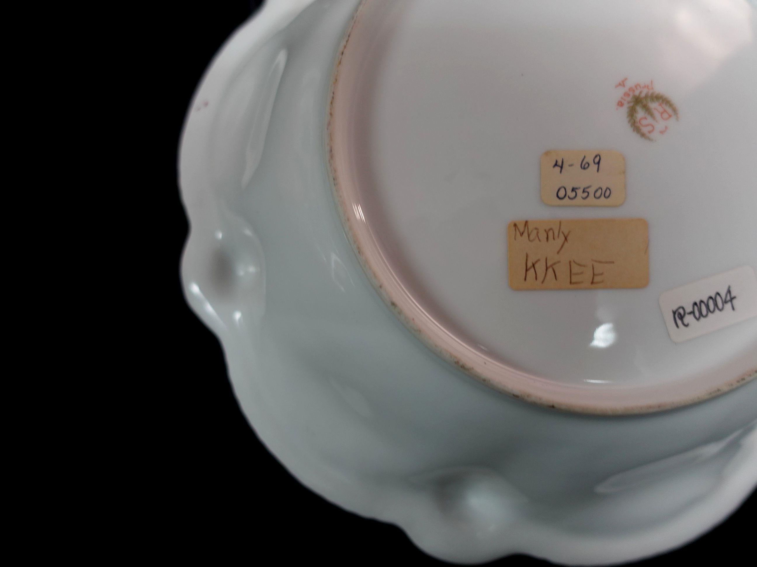 Antique RS Prussia German Porcelain Bowl, #R00004 6