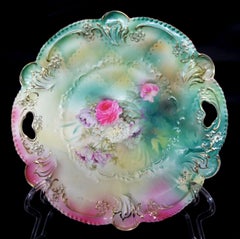 Antiker RS Prussia Teller aus deutschem Porzellan, #Ric00014